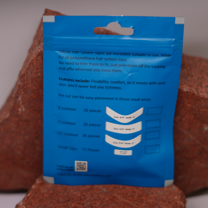 Silicon Hair System Tape 36 Piece Pack - JOKER WIGS ARTS & CRAFTS