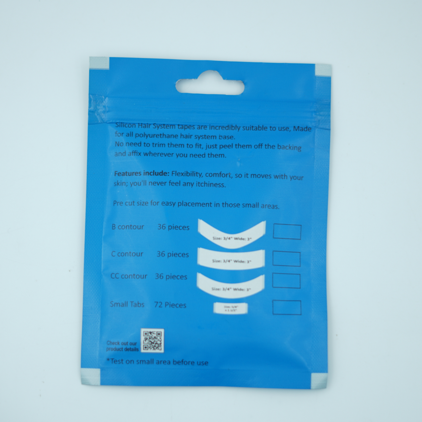 Silicon Hair System Tape 36 Piece Pack - JOKER WIGS ARTS & CRAFTS