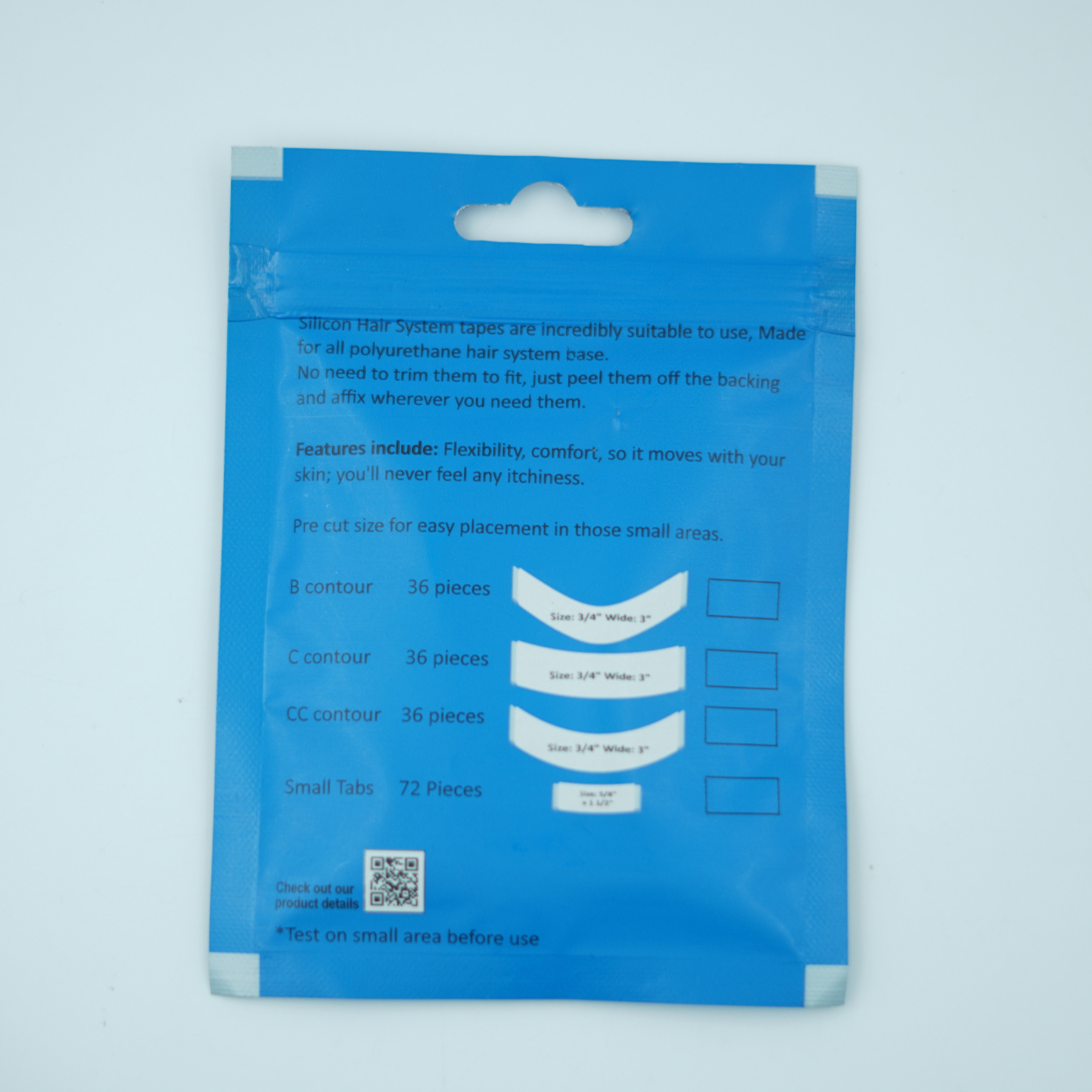 Silicon Hair System Tape 36 Piece Pack - JOKER WIGS ARTS & CRAFTS