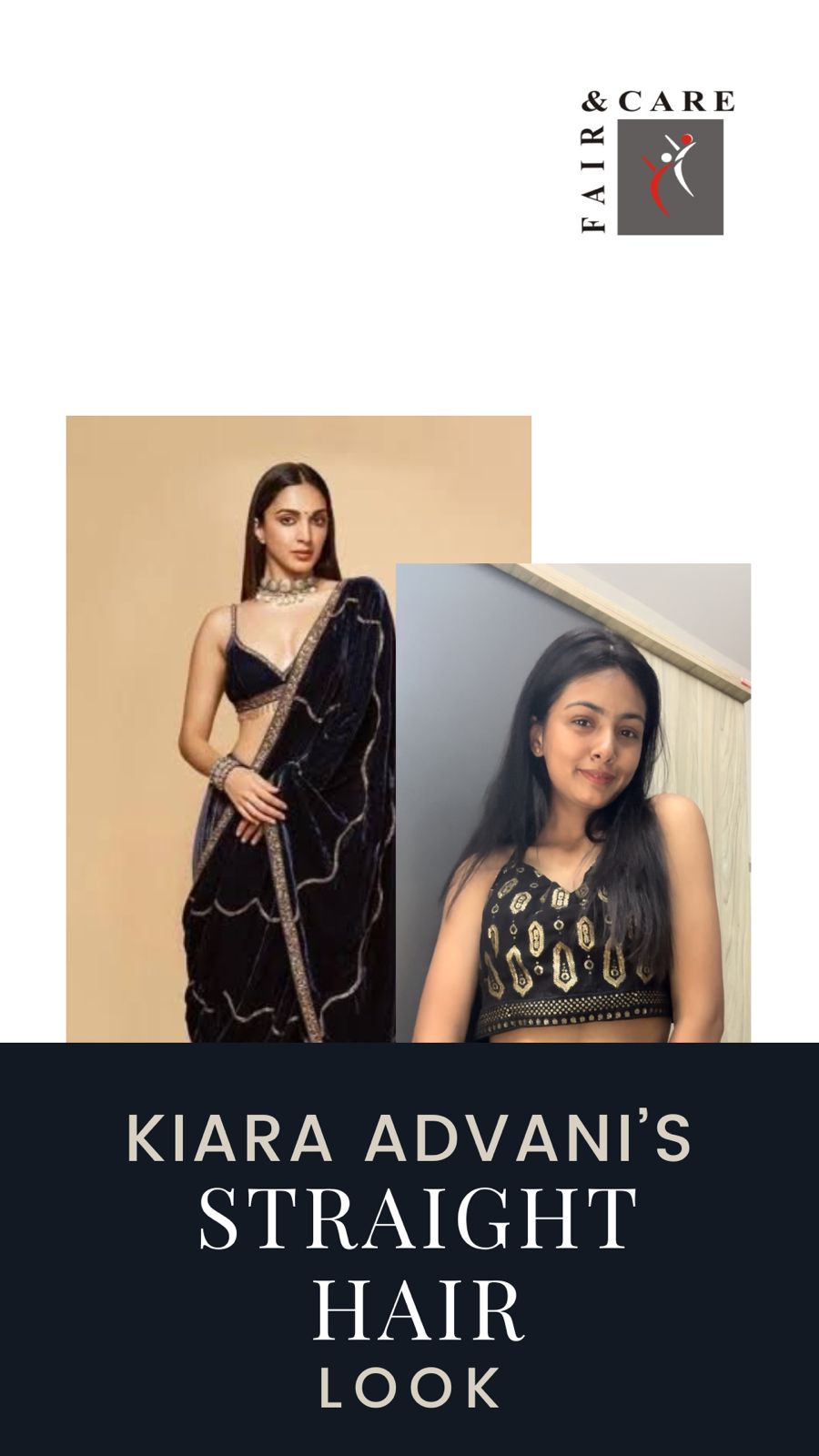 kiara Advani hair style.